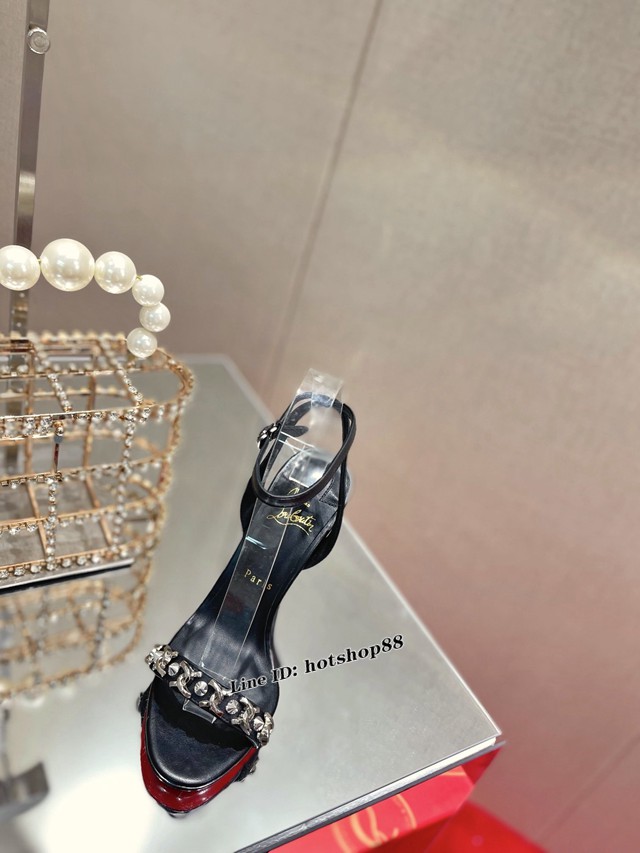 Paris Texas專櫃同步最新鏈條系列-高跟單鞋 dx1458